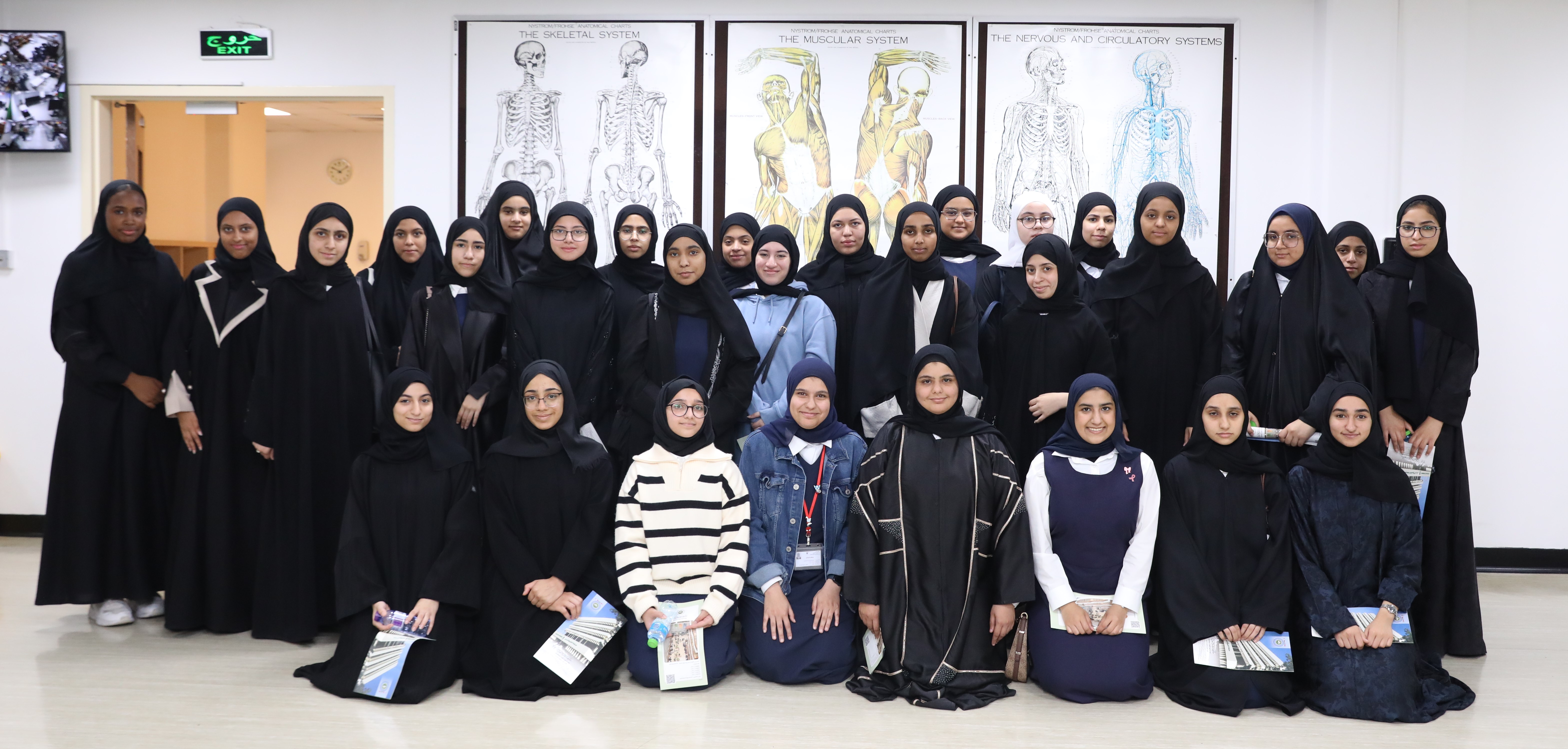 Al-Shorooq Students Visit the Simulation Centre and Anatomy Museum at AGU