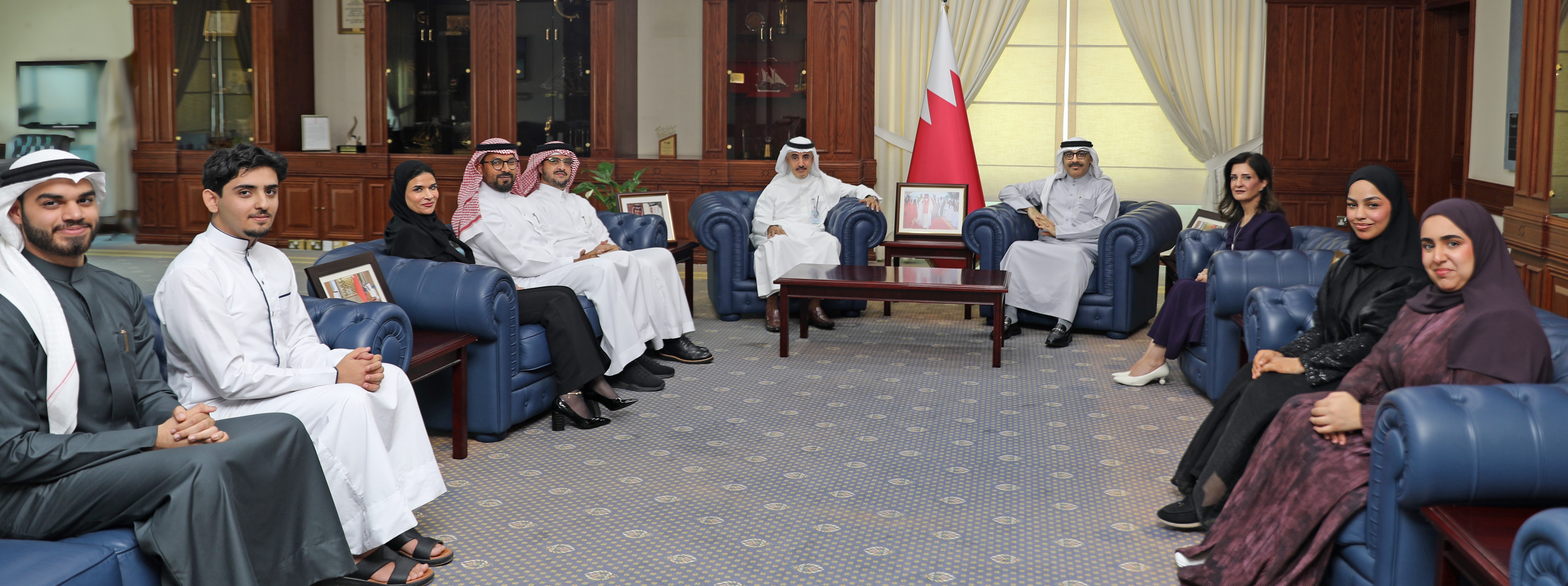 Minister of Education Meets AGU President and First Place Student Winners of Jeddah Nursing Olympiad