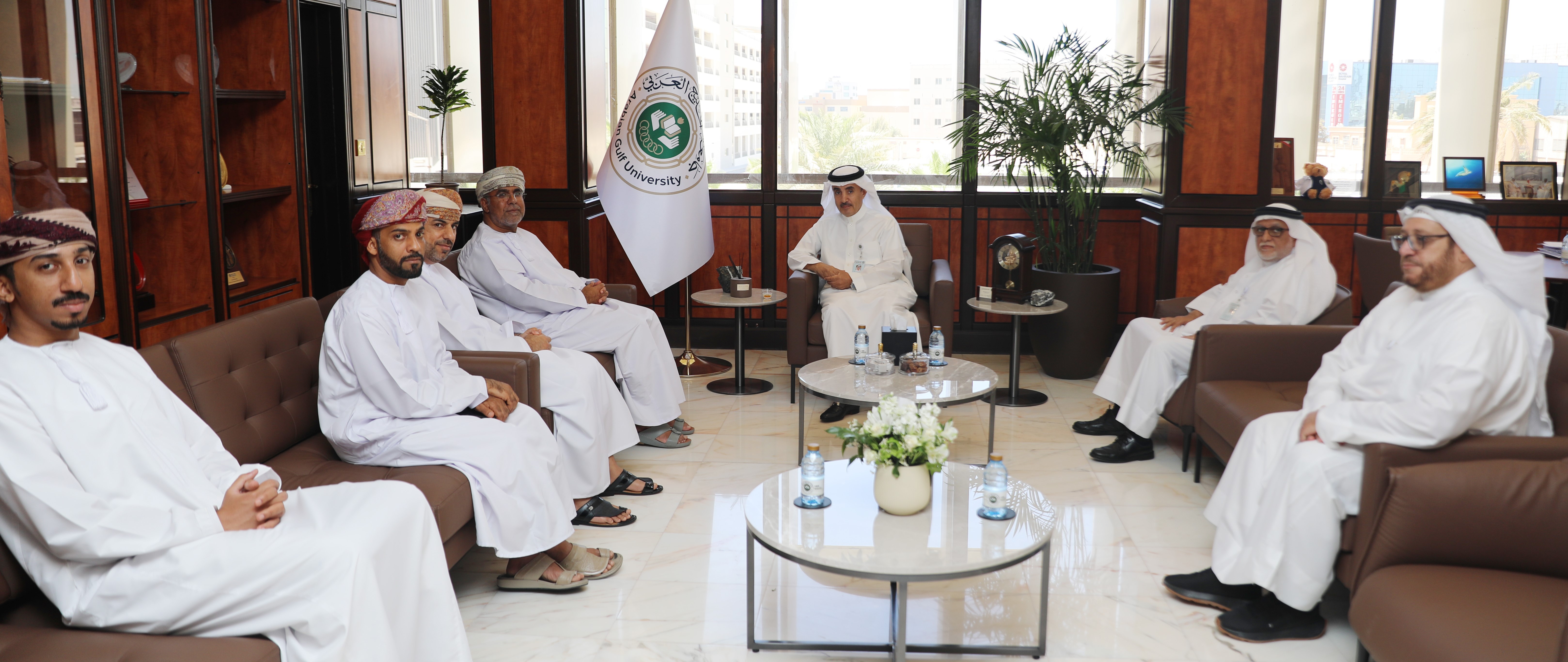 High-Level Omani Delegation Discusses Prospects for a Deeper Strategic Partnership in Higher Education with the Arabian Gulf University